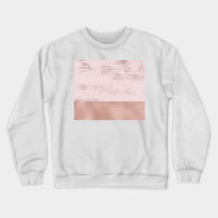 Rose gold street concrete II Crewneck Sweatshirt